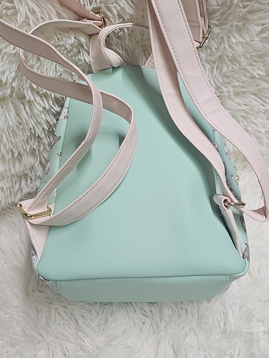 Hello Kitty × Pusheen Loungefly Mini Backpack Leather Cute Girls EUC - Picture 4 of 10